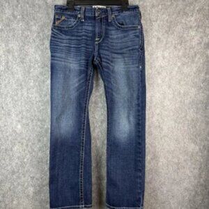 Ariat Jeans Mens 31X30 Blue Denali M7 Straight Leg Slim Fit Western Workwear